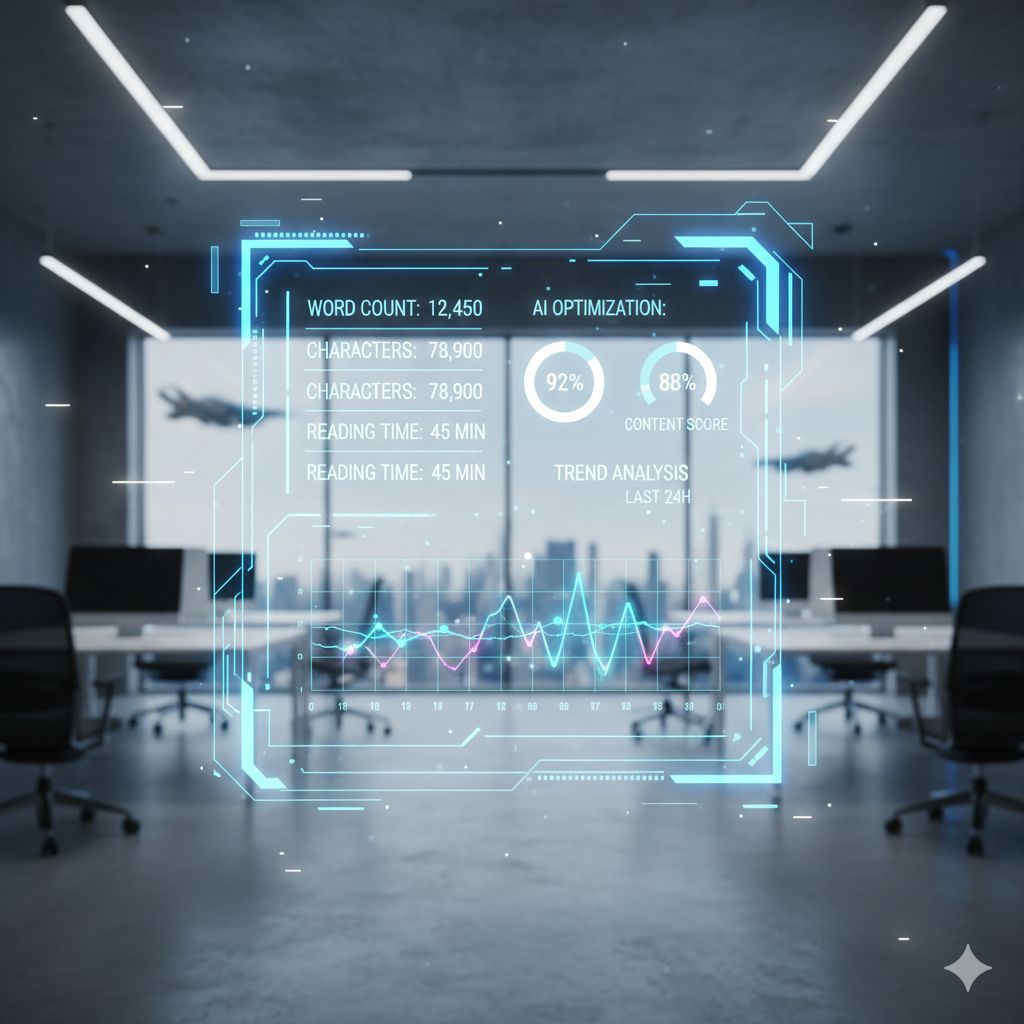 word counter hero section